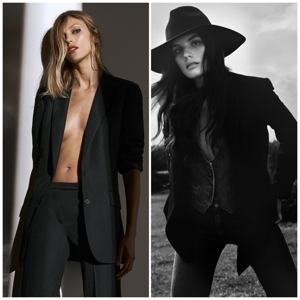 NEW Zara Limited Edition Long Blazer Jacket